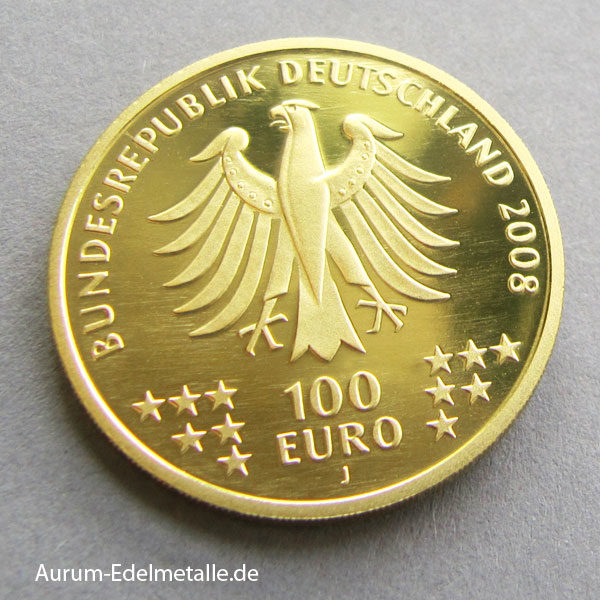 100 Euro Gold UNESCO 2008 Goslar
