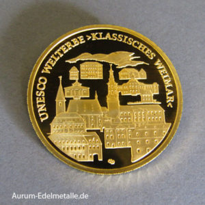 Deutschland 100 Euro Goldmünze 2006 Klassisches Weimar