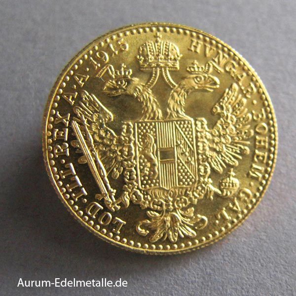 Österreich 1 Dukat Gold 1915