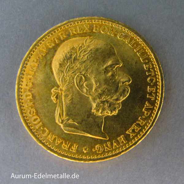 Österreich Goldmünze 20 Kronen Franz Joseph 1892-1915