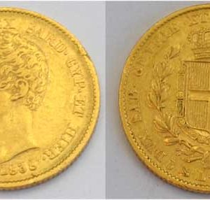 Sardinien 20 Lire Gold