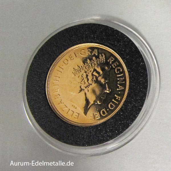 Sovereign Goldmünzen Elisabeth