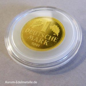 Deutschland 1 DM Gold 2001 Gedenkmünze Deutsche Mark Goldmark