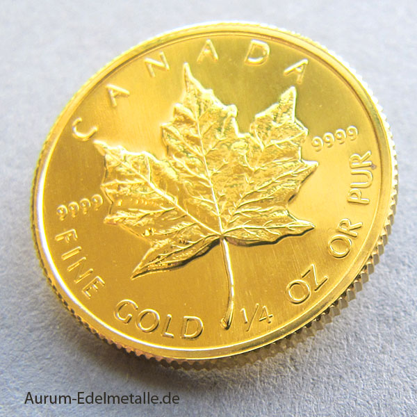 Kanada Maple Leaf 1/4 oz Goldmünze