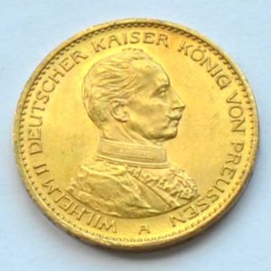Deutsches Reich 20 Gold Mark 1914 Kaiser Wilhelm II