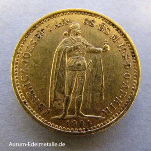 Österreich Ungarn 10 Kronen Gold Franz Joseph stehend 1892-1915