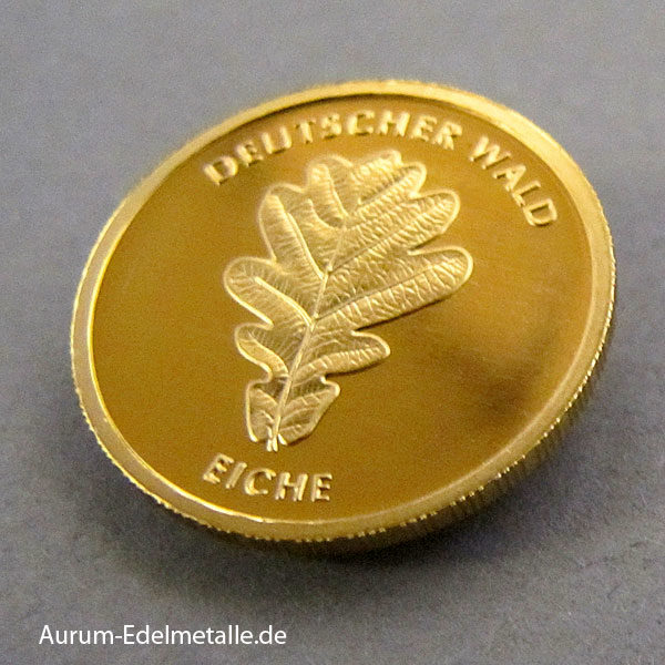 Deutschland 20 Euro Gold Eiche Deutscher Wald Feingold 9999