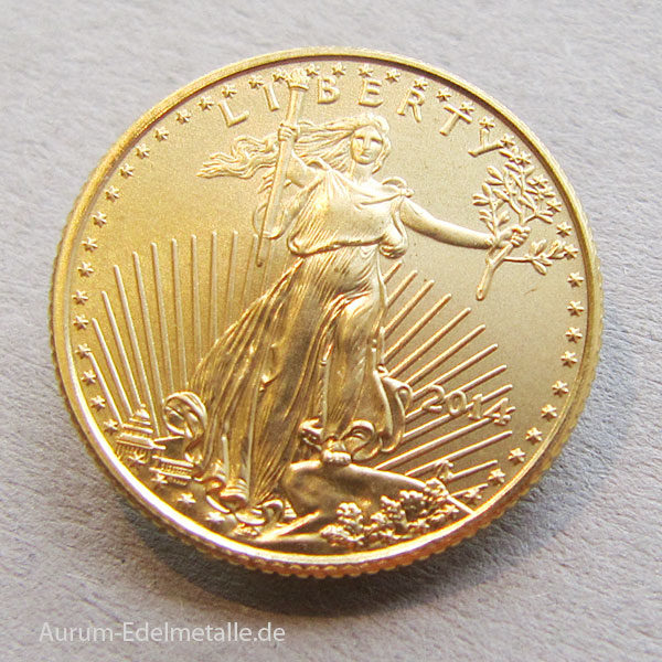 USA 5 Dollars American Eagle Gold 1_10oz