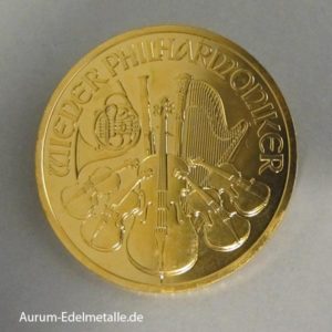 Wiener Philharmoniker 50 Euro Goldmünze