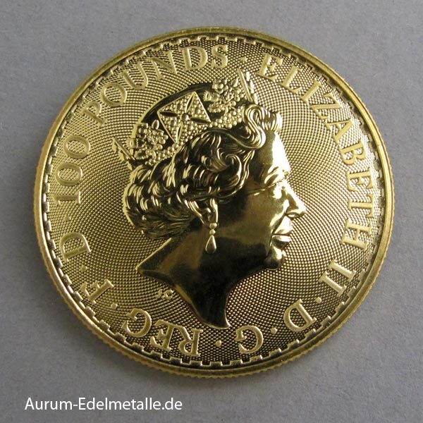 England Britannia 100 Pounds Goldmünze 1 oz