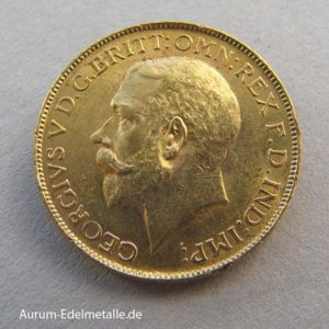 England One Pound Sovereign George V