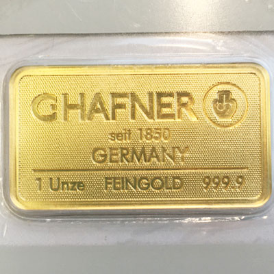 Goldbarren 1oz Hafner Feingold 9999