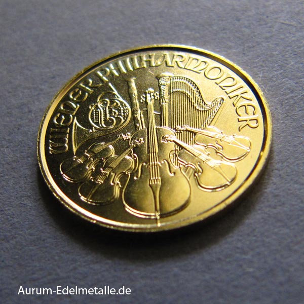 Wiener Philharmoniker Gold 1/25 oz