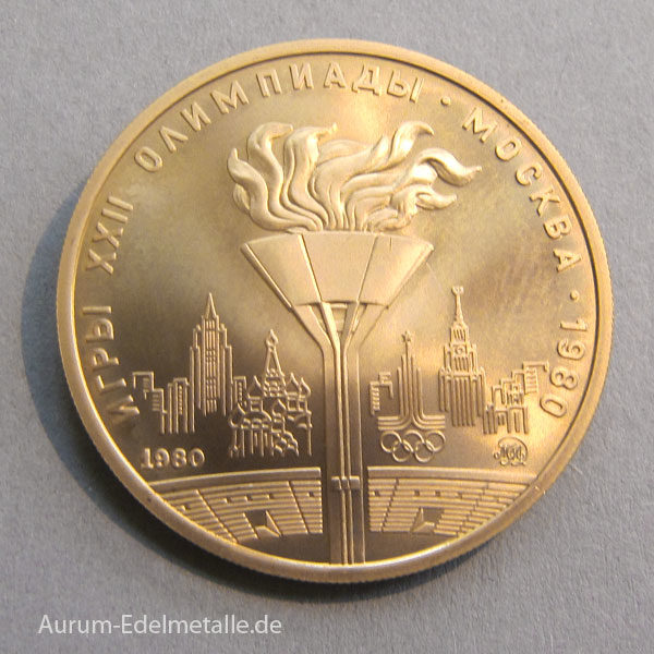 Russland 100 Rubel CCCP Goldmünze Olympiade Moskau 1980