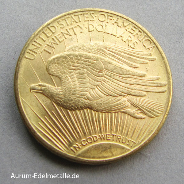 20 Dollars Saint Gaudens Double Eagle 1910 Gold