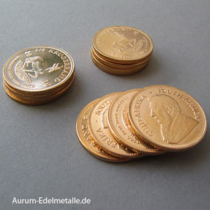 Südafrika Krügerrand Goldmünzen 4 x 1_4 oz zum Unzenpreis