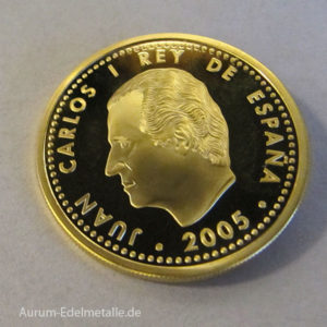 Spanien 200 Euro Goldmünze 2005 Juan Carlos Friede Freiheit