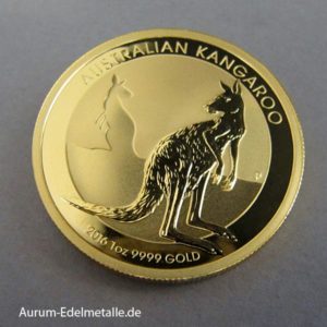 Australien Kangaroo 1 oz Gold 2016