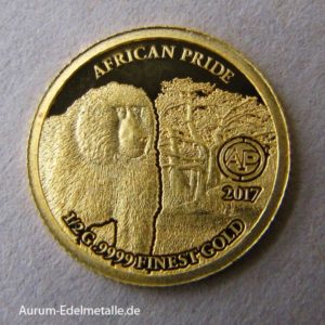 Goldmünze 100 Francs CFA African Pride 2017