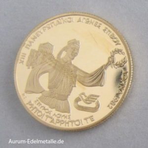 Goldmünze 2500 Drachmen 1982 Spyros
