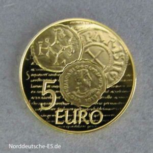 Frankreich 5 Euro König Karl II Säerin 2014