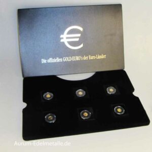 Die offiziellen Gold-Euros der Euroländer im Set 6 x 0_5g