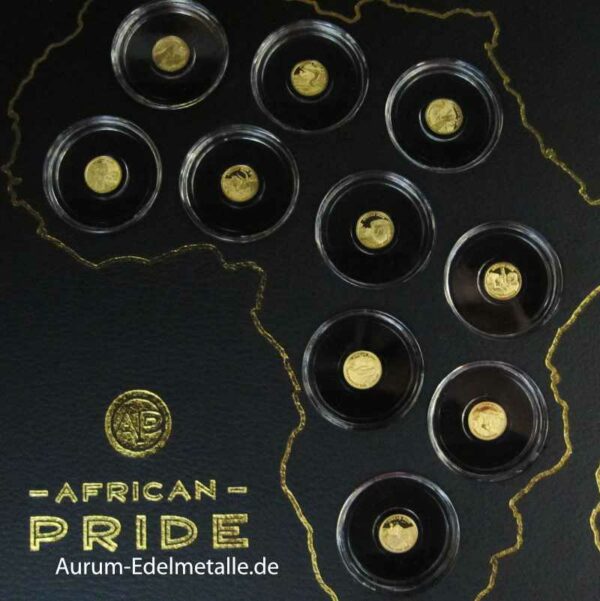 Afrika Goldmünzen Kollektion African Pride 2016