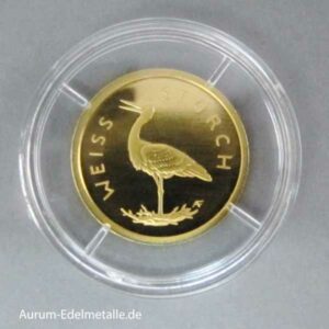 20 Euro Weißstorch 2020 Goldmünze Deutschland