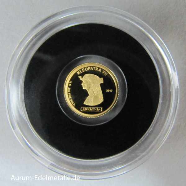 Goldmünze 100 Francs Kleopatra 2017