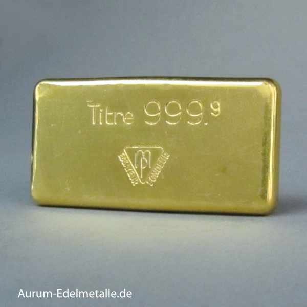 Goldbarren 100g 9999 Métaux Précieux HISTORISCH