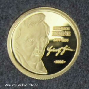 Togo 1500 Francs Goldmünze Heine 2006
