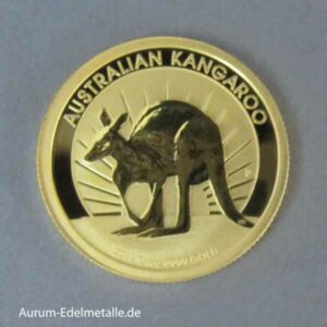 Australien 1/4 oz Kangaroo 2011 Gold Anlagemünze Feingold
