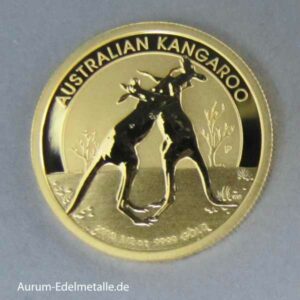 Australien Kangaroo 2010 Goldmünze 1_2 oz Feingold