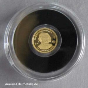 Barbados 10 Dollars Goldmünze zum 65 Todestag von Albert Einstein 2020