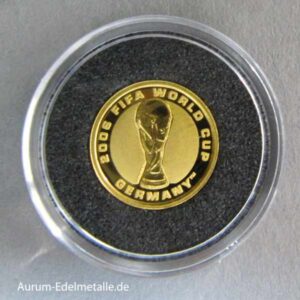 Australien 4 Dollars 1_25 oz FIFA WM Deutschland Goldmünze 2006 PP