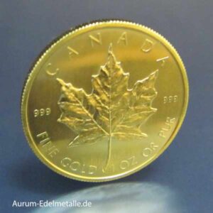 Kanada Maple Leaf 1 oz Feingold 999 bis 1982