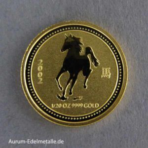 Australien 1_20 oz Lunar I Year of the Horse Gold 2002