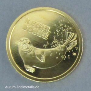 Deutschland 20 Euro Kegelrobbe Rückkehr der Wildtiere 2022 Goldmünze