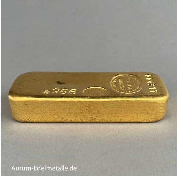 Goldbarren 1Kg Feingold 9968 Schweiz Metaux Precieux Paris
