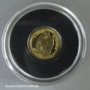 Afrika Benin 1500 Francs Goldmünze Rodin Der Denker 2007 PP