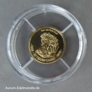 Afrika Elfenbeinküste 100 Francs Goldmünze 30 Years Eagle 2016