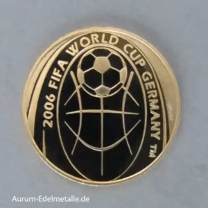 Italien 20 Euro Goldmünze Fußballweltmeisterschaft Deutschland 2004 PP