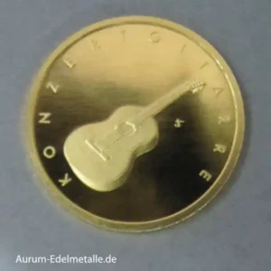 Deutschland 50 Euro Goldmünze 2022 Konzertgitarre
