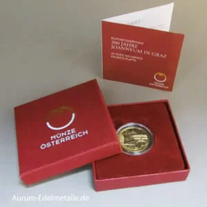 Österreich 50 Euro Gold 200 Jahre Joanneum in Graz 2011