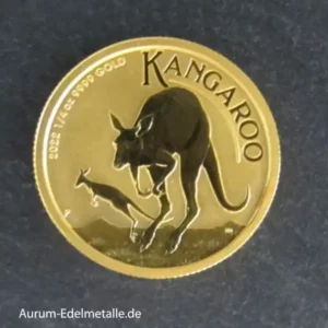 Australien 1/4 oz Kangaroo Goldmünze 2022