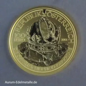 Österreich 100 Euro Kaiserkrone 2012