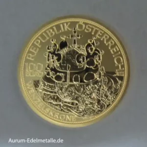Österreich 100 Euro Wenzelskrone Böhemens 2011