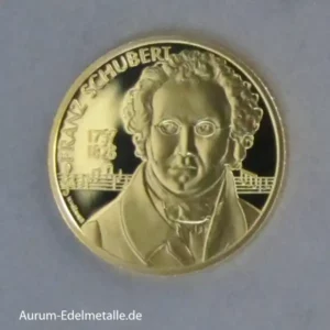 Österreich 500 Schilling Goldmünze Franz Schubert 1997 - Wiener Musiklegenden