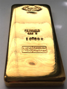 Goldbarren Norddeutsche ES 1000g-1Kg-Feingold-9999