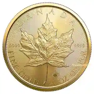Edelmetalle kaufen 2023-Maple-Leaf-gold-1oz